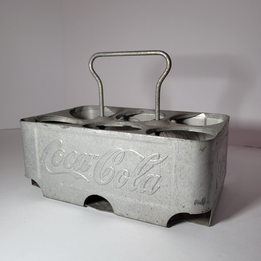 1950's Vintage Coca Cola Aluminum Carrier w/ Olympics Commemorative‎ Bottles - Picture 2 of 13
